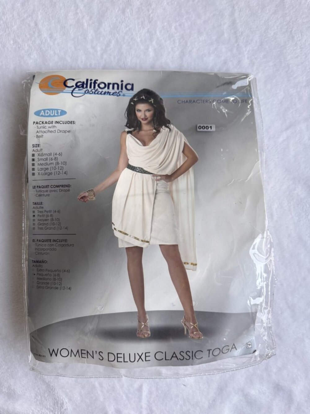 California Costumes Deluxe Classic Toga Costume Women S